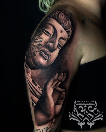 Explore tattoo frame ideas, creative tattoo ideas in Florissant, available at St. Louis Ink