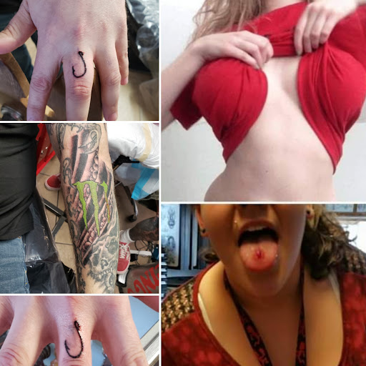 Explore lion cub tattoo ideas, creative tattoo ideas in Elko, available at Tom Custom Tattoos and Body Piercing Studio