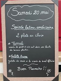 Menu / carte de ChezMady à Dijon