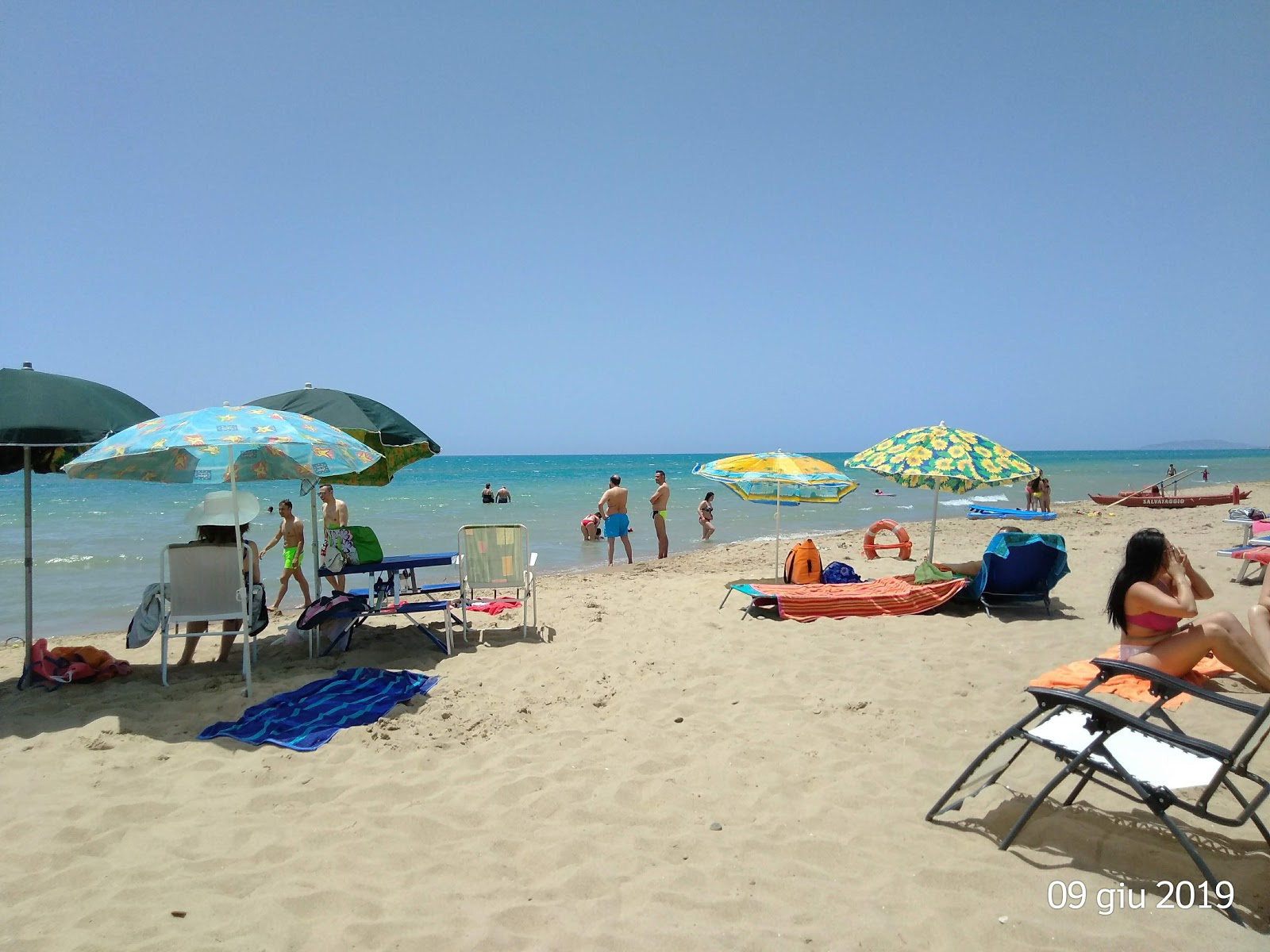 Foto van Piano Marina met ruim strand