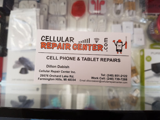 Cell Phone Store «Cellular Repair Center Inc, IPHONE & ANDROID REPAIRS», reviews and photos, 29576 Orchard Lake Rd, Farmington Hills, MI 48334, USA