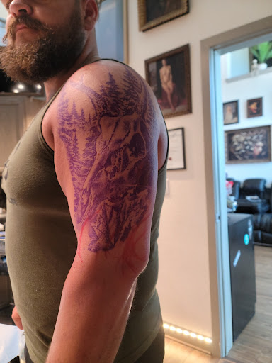 Explore tattoo ideas thigh, creative tattoo ideas in Austin, available at Lost Edge Tattoo