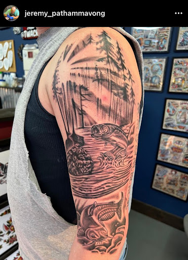 Explore sally tattoo ideas, creative tattoo ideas in Columbus, available at Hidden Path Tattoo