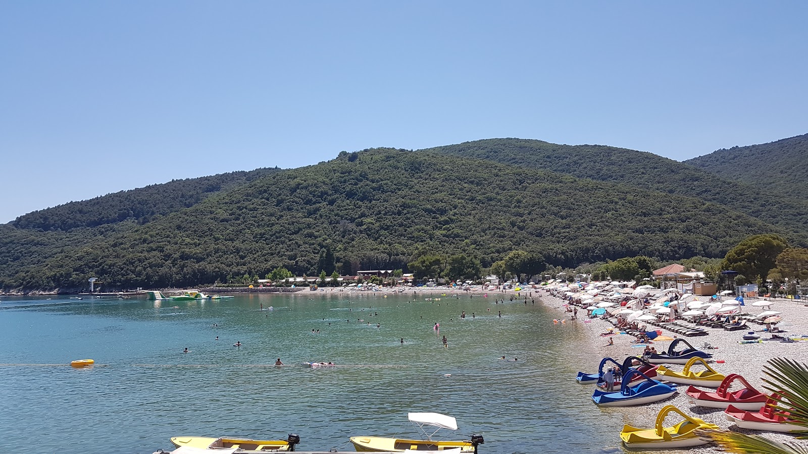 Foto di Maslinica beach area del resort sulla spiaggia