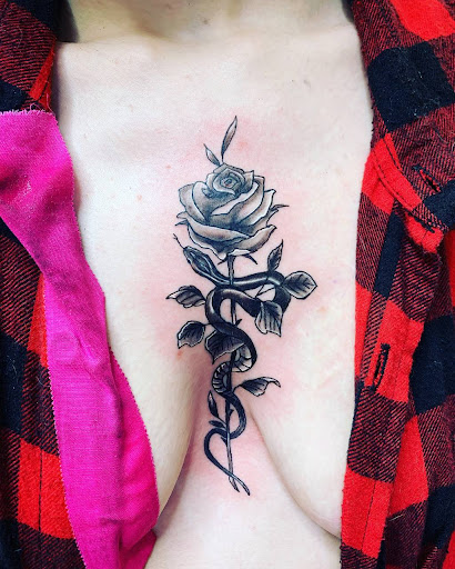 Explore lover tattoo ideas, creative tattoo ideas in Carson City, available at Odyssey Tattoo