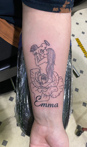 Explore christian half sleeve tattoo ideas, creative tattoo ideas in Evansville, available at Ink Therapy 101