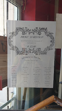 Osteria da Massimo à Giulianova carte