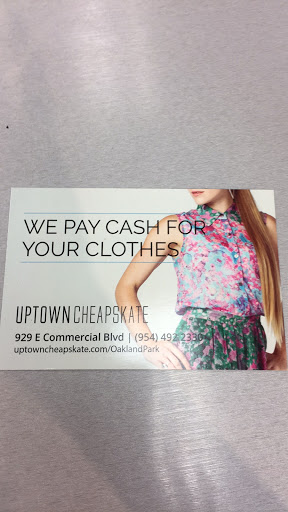 Clothing Store «Uptown Cheapskate», reviews and photos, 929 E Commercial Blvd, Oakland Park, FL 33334, USA