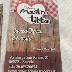 Photo n°5 de l'avis de Ada.i fait le 03/09/2022 à 10:33 sur le  Osteria Mastro Titta - Fraschetta Ariccia - Porchetta di Ariccia igp à Ariccia