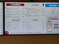 Menu / carte de La Piadineria à Trieste