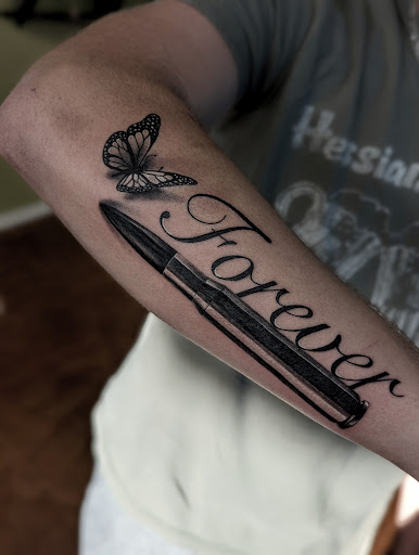 Explore gladiator tattoo ideas, creative tattoo ideas in Longwood, available at Trinity Tattoo Co Inc