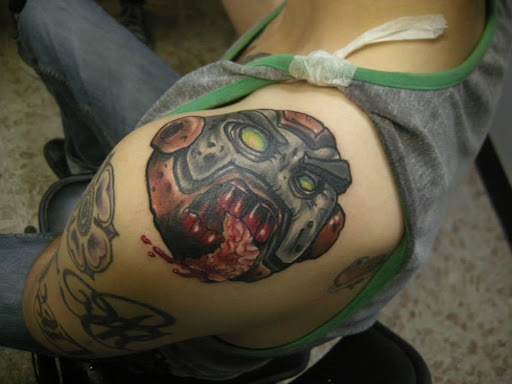 Explore black medusa tattoo ideas, creative tattoo ideas in El Paso, available at Santa Rosa Tattoo Studio