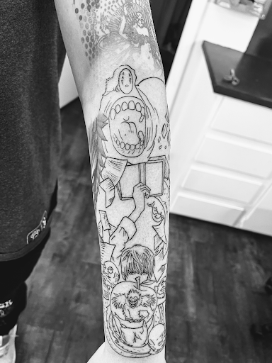 Explore pirate ship tattoo ideas, creative tattoo ideas in Rogers, available at Ink Solutions Tattoo