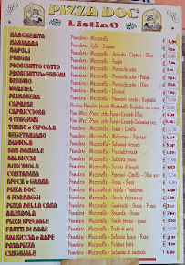 Menu du Pizza Doc à Cavallino