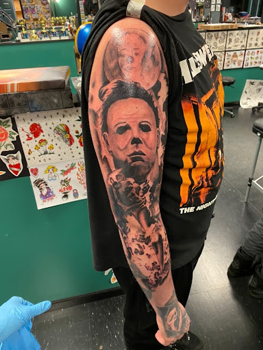 Explore tokyo ghoul tattoo ideas, creative tattoo ideas in Spartanburg, available at The Gallery Tattoo Shop Spartanburg