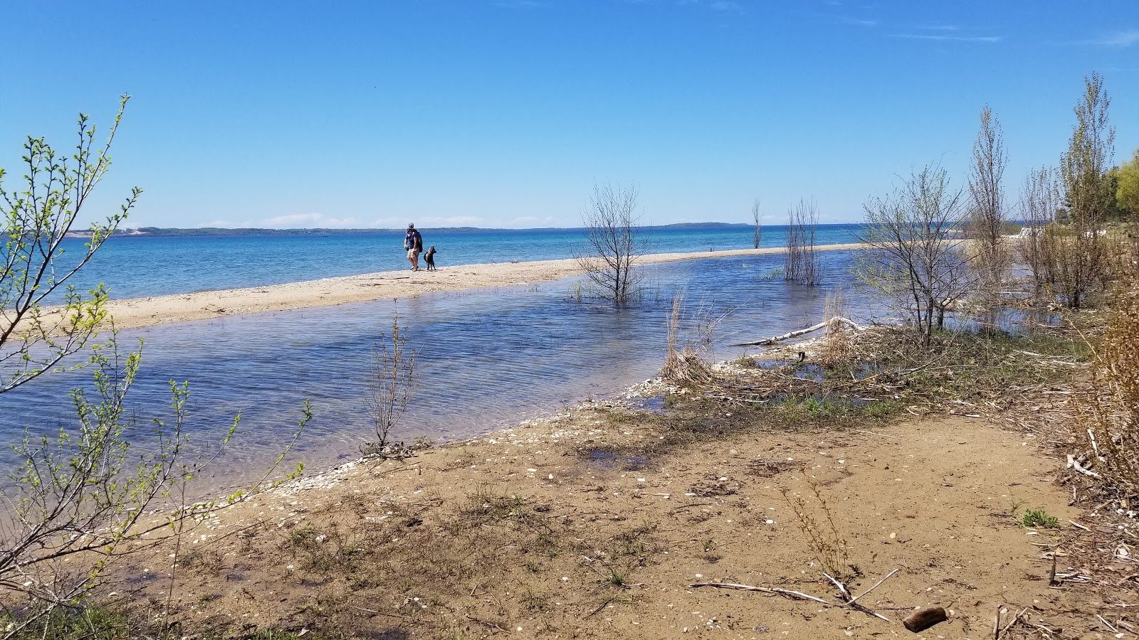 Photo of Elk Rapids Day Beach and the settlement