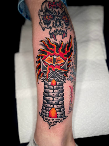 Explore small nashville tattoo ideas, creative tattoo ideas in Johnson City, available at Gold Cross Tattoo Co.