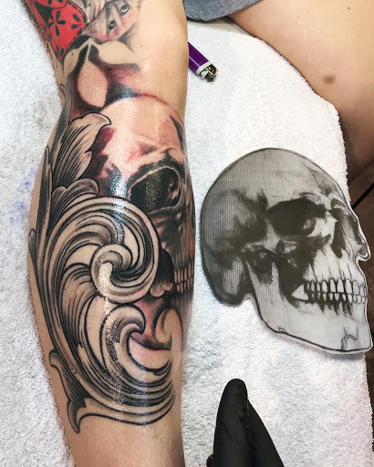 Explore trigun tattoo ideas, creative tattoo ideas in Lake Charles, available at Brand-X Tattoo & Piercing