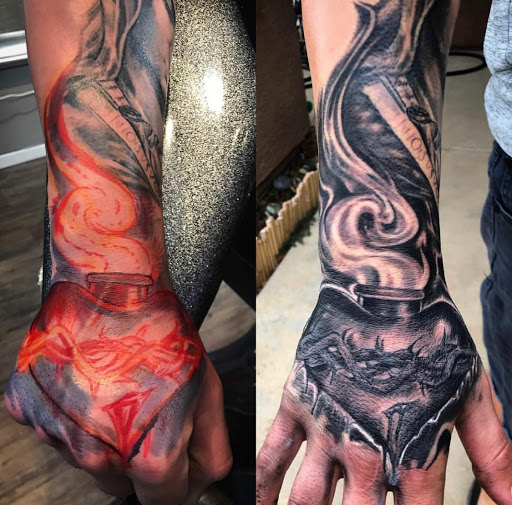 Explore ankle heart tattoo ideas, creative tattoo ideas in Murrieta, available at CON INK TATTOOS LLC