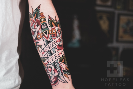 Explore beauty and the beast tattoo ideas, creative tattoo ideas in Vancouver, available at Hopeless Tattoo & Piercing