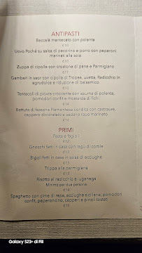 Restaurant Locanda Ponte Dante à Treviso (la carte)