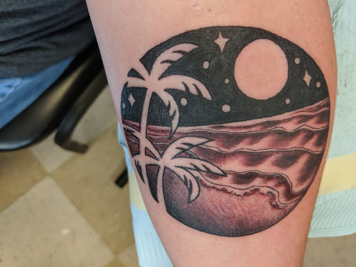 Explore japanese lettering tattoo ideas, creative tattoo ideas in Charleston, available at Holy City Tattooing Collective