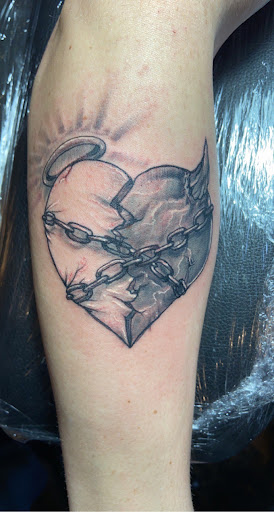 Explore character tattoo ideas, creative tattoo ideas in Roanoke, available at RailYard INK