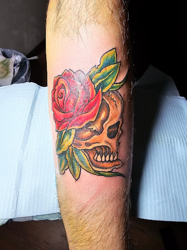 Explore monopoly man tattoo ideas, creative tattoo ideas in Harrisburg, available at Rayzor Tattoos