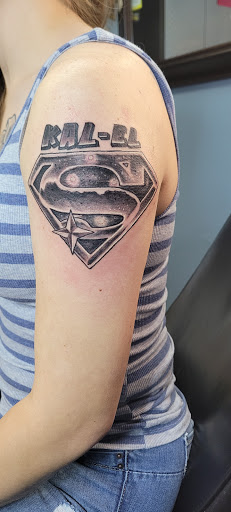 Explore tattoo ideas inner bicep, creative tattoo ideas in Augusta, available at The Lucky Seven Tattoo Co.