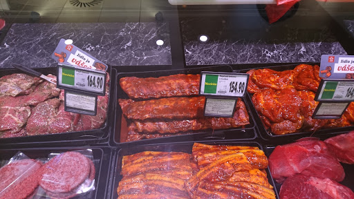 Stores wild boar meat Prague