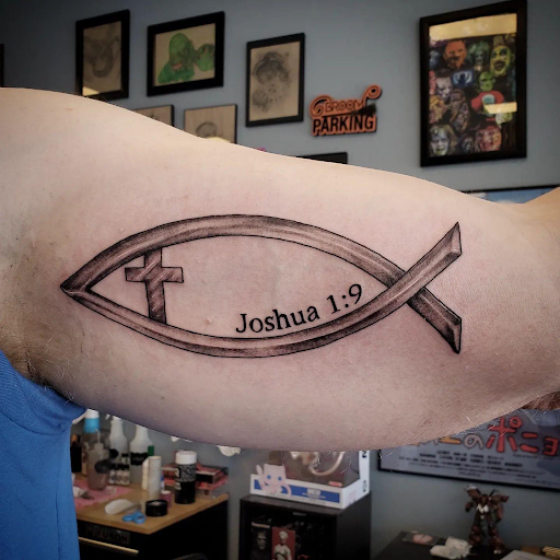 Explore noah tattoo ideas, creative tattoo ideas in Palm Harbor, available at Angry Owl Tattoo and Piercing