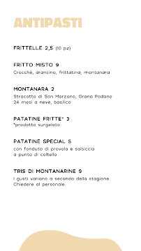 Impasti à Angri menu