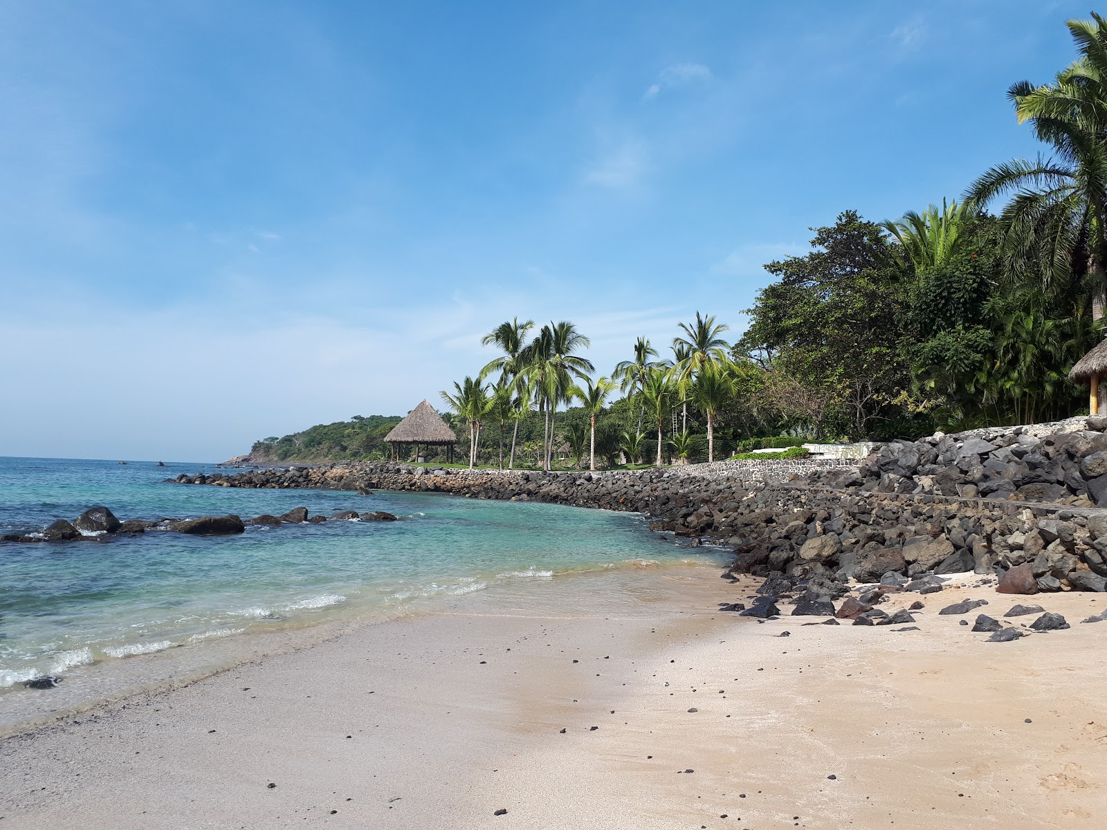 Foto av Chacalilla beach med rymlig bukt