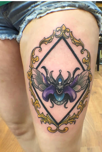 Explore chainsaw man tattoo ideas, creative tattoo ideas in Buford, available at Wild Tribe Tattoos and Piercings