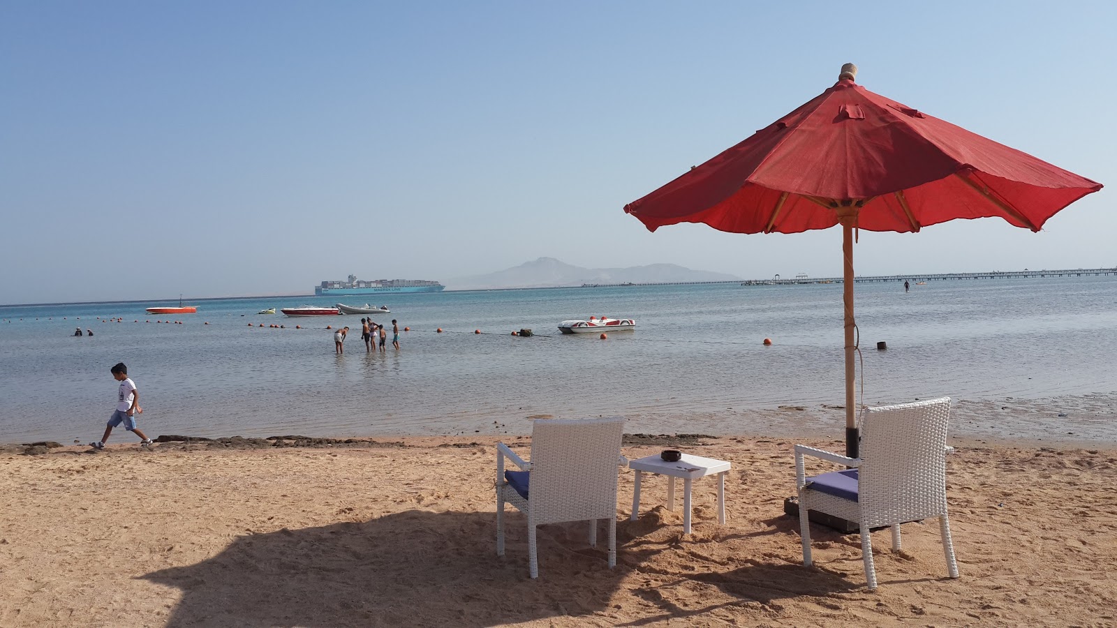 Foto von Porto Sharm Beach mit lange bucht