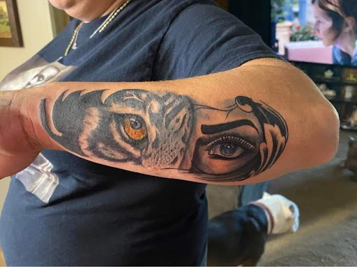 Explore family sleeve tattoo ideas for males, creative tattoo ideas in Albany, available at Coast 2 Coast Body Art Studio