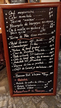 Restaurant Le Tambour à Paris (la carte)