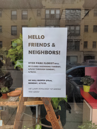 Hyde Park Florist, 1748 E 55th St, Chicago, IL 60615, USA, 