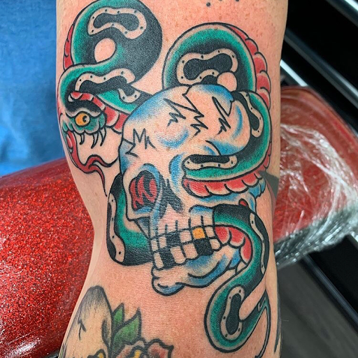 Explore black out tattoo ideas, creative tattoo ideas in Twentynine Palms, available at Hilltop Tattoo Company