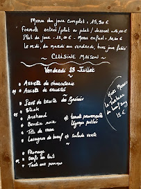 Les 8 Couteaux à Castillonnès menu