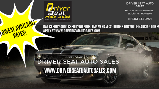 Used Car Dealer «Driver Seat Auto Sales», reviews and photos, 566 St Peters Howell Rd, St Charles, MO 63304, USA