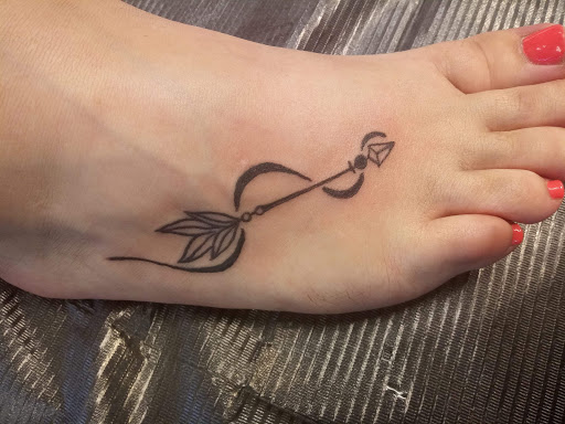 Explore gap filler tattoo background shading ideas, creative tattoo ideas in Augusta, available at Mr. Tattoo