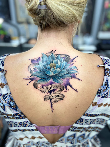 Explore knight tattoo ideas, creative tattoo ideas in El Paso, available at American Tattoo Society of Ft Bliss