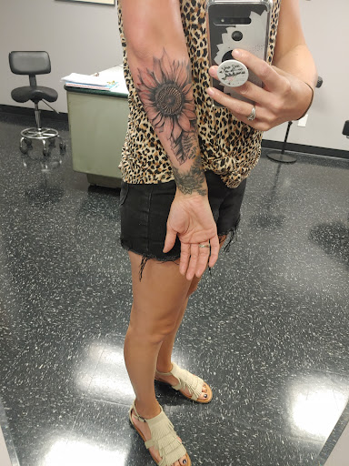 Explore calla lily tattoo ideas, creative tattoo ideas in Billings, available at Legendary Tattoo Studio and Art Gallery PLLC