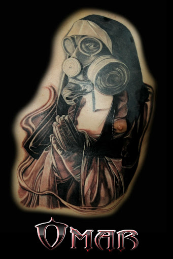 Explore halloween theme tattoo ideas, creative tattoo ideas in El Paso, available at Wyze Guyz Tattoo Parlor