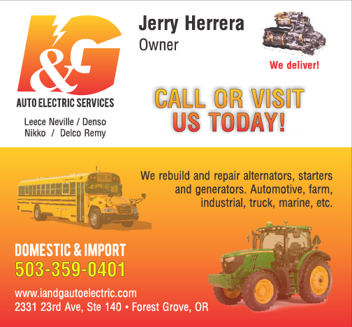 Auto Electrical Service «I & G Auto Electric Services», reviews and photos, 2331 23rd Ave #140, Forest Grove, OR 97116, USA