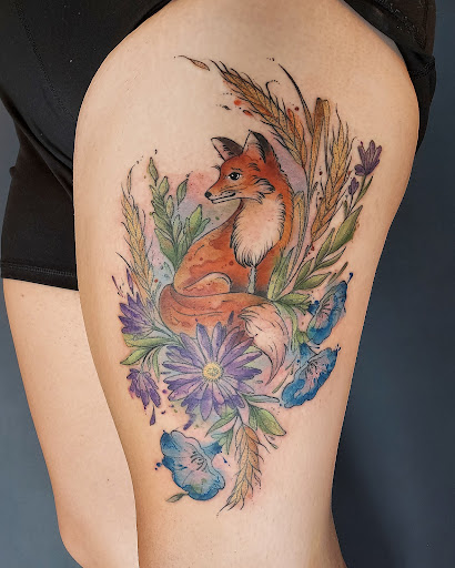 Explore sleeve tattoo ideas family, creative tattoo ideas in Great Falls, available at Sparrows and Arrows Tattoo