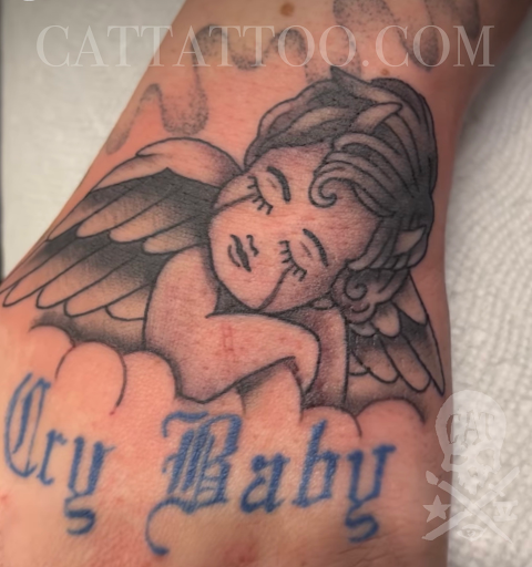Find cloud tattoo ideas for your next unique tattoo in Addison at Cat Tattoo