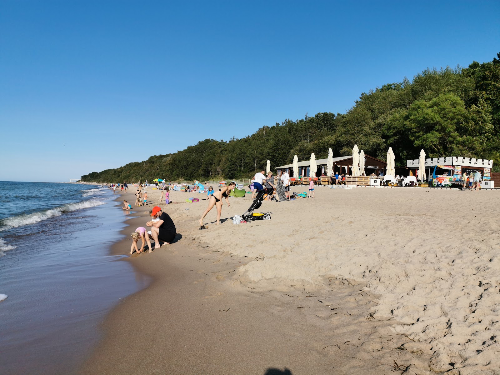 Fotografija Pustkowo Beach z visok stopnjo čistoče