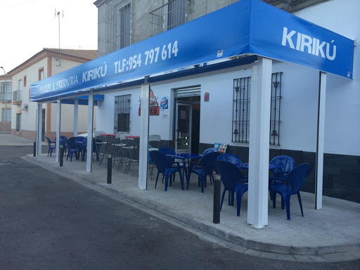 Asador Kiriku, pizzeria hamburguesas bocatas y comidas caseras en Brenes